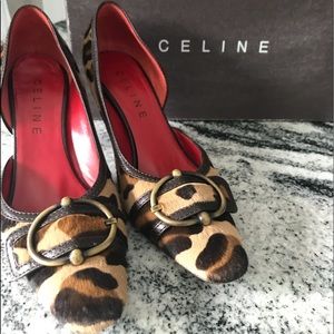 Leopard print Celine pumps